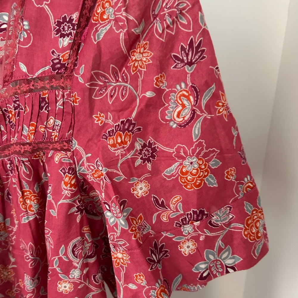 beachlunchlounge Pink  Floral top - Picture 8 of 9